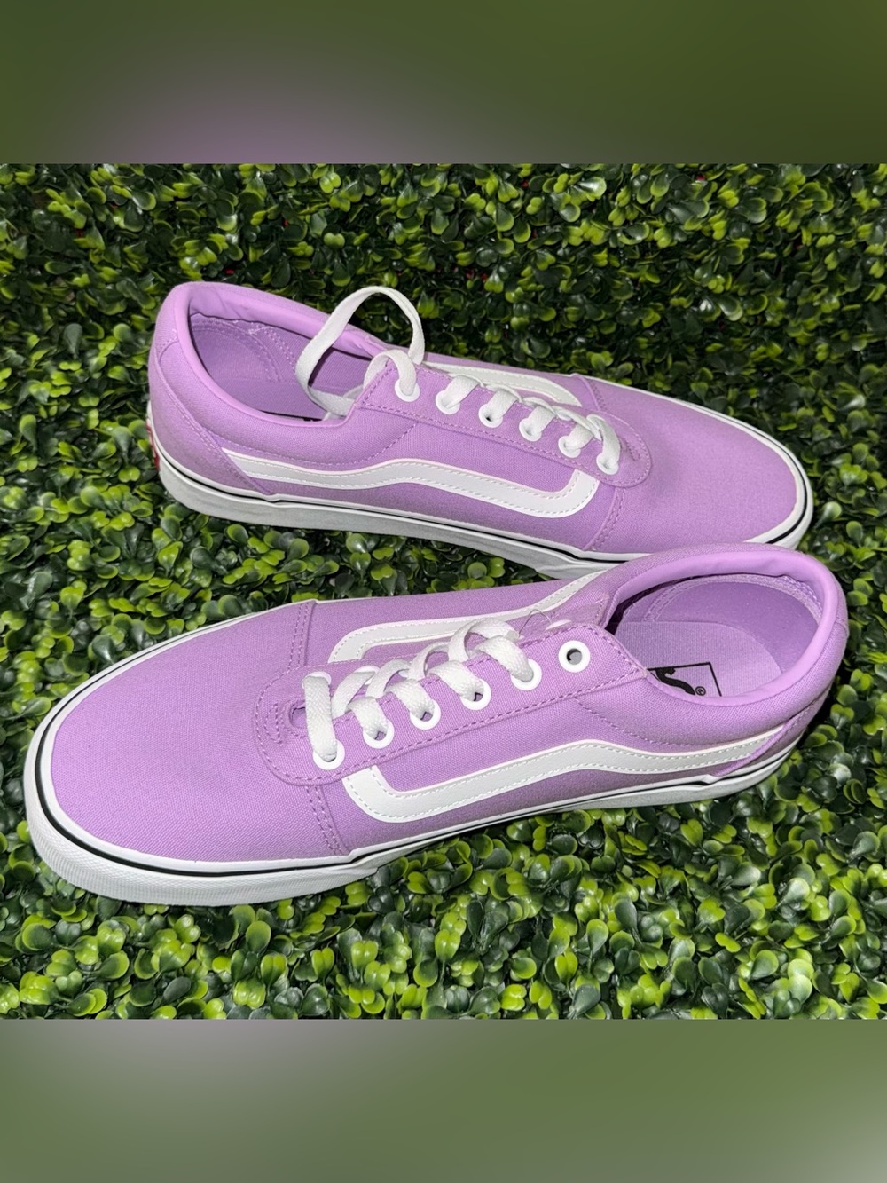 Vans Lavender Canvas Old Skool Sneakers Woman’s 11 New without box - Picture 3 of 5